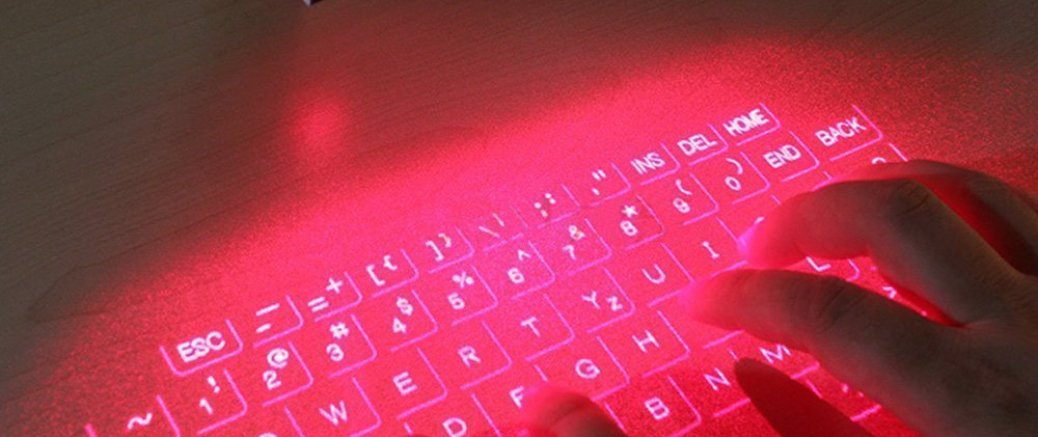 Virtuelle Laser-Tastatur